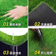 Qingya lawn simulation carpet artificial fake turf outdoor bedding kindergarten green artificial floor mat plastic grass decoration 3 cm encrypted version (2 meters wide x 15 meters long)
