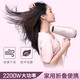 Kangfu hair dryer household high power 2200W hot and cold air professional hair salon level barber shop constant temperature hair dryer Kangfu KF-3130 pink 2200W foldable