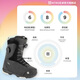 Nizhuo Snowshoes CYCPRESS BOA Quick Wear Snowshoes Ski Shoes Women's Ski Shoes 2223 New Blue/Gray (Newbie Recommended Model, Fresh Color) 37 240mm