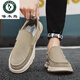 Peñera de pájaros carpinteros zapatos para hombres de lienzo de seda para el verano zapatos de tablero casual de un pin de un claila de hombres transpirables viejos zapatos de tela beijing