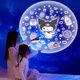Kuromi Sanrio Cholor Children Passing Domestic Toys (Plug -in Music) Projective Lantern Girl Birthday Gift