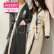 Modal couple pajamas for one man and one woman for all seasons, pure cotton nightgown, bathrobe style, spring and autumn men's long bathrobe, home clothes SD23852 long-sleeved style L male recommended 100-120 Jin Jin equals 0.5 kg
