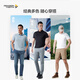 Longya 2 pieces or more - 100 Yinxia COOLMAX short-sleeved POLO shirt for summer outer wear commuting business casual lapel versatile abyss blue M (175/96A 140-155Jin Jin equals 0.5 kg)