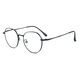 
Young old glasses for women fashion full frame metal comfortable high definition ultra-light reading glasses N688 black +100 degrees