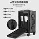 
Yixuan front open cover aluminum frame suitcase for men's business can board the plane multi-functional small check-in trolley case Business gray (aluminum alloy frame + double enclosed inner lining) 20-inch [USB+ cup holder + side hook + bracket]