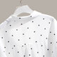 Cypress Commuter Shirt 2025 Summer Suitable Lapel Contrast Color Polka Dot Single Break Top