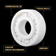 
All zirconia ceramic bearings 6900 6902 6905 6908 6910 6912 6916 692 6920-2RS (inner 100*outer 140*thickness 20) double-sided