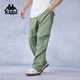 Kappa (Kappa) Back-to-Back New Sportshosen Sonnenschutzhosen Trendige Fallschirmjägerhosen losen gerade Arbeithosen Männer schwarz-9902 m