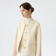 Fan Silan's new Chinese round neck small fragrance atmosphere wool coat 2024 winter new coat 14224 red XS
