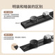 NVC雷士电工轨道插座 五孔适配器 适用于经典明装暗装系列 黑色