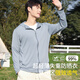 LangSha sun protection clothes for men spring and summer ice silk cool feeling anti-UV jacket outdoor ultra-thin breathable sports fishing clothing