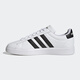 Adidas men's shoes casual shoes women's shoes summer new sports shoes GRAND COURT 2.0 fashionable and versatile low-top shoes GW9195/white 42 (260mm)