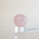 Oin KIK Natural Pink Crystal Ball White Crystal Ball Meditation Yoga Office Raw Stone Living Room Ornaments Spherical Base Gift Follow Moments Kik9922 to grab new products