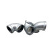 Jinniu Pipe Industry Plastic-lined Malleable Steel 90 Elbow Specifications DN50 Gray DN50 Malleable Steel