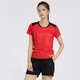 
Dixi badminton uniform sports suit quick-drying men and women volleyball uniform tennis uniform table tennis jersey group purchase custom one piece Children 3890 black single top S