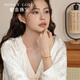 
HONEYGOLD Honey Gold Jewelry Gold Bracelet Foot Gold Ancient Handmade Gold Square Realm Large Hand Garment HGA1513 Working fee 675 yuan/piece 21.27g 19cm