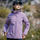 Western Camel Vancamel Chaqueta corta Mujeres 2024 Nuevo viento de viento Hot Fleece Pequeña chaqueta de trabajo en espesor a prueba de viento de una sola capa 9930s Taro Purple-Women [Color sólido] 2XL