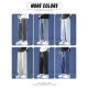 Foss Phil light blue jeans men's summer thin nine-point loose trendy brand sports and casual straight wide-leg pants Fashion brand 718-K829 light blue 2XL [Recommended 160-175Jin [Jin equals 0.5 kg]]