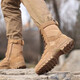 3515 Ocondoway 3514 Botas de combate Sitio web Brown Oficial NUEVA BATALLA Versión de carbono al aire libre Hombres y mujeres Botas de combate de cuero genuino de cuero genuino Botas de combate originales 42 [260]
