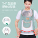 Aiyuanmei (aiyuanmei) baby strap baby out for simple front and rear dual-purpose front-held lightweight newborn baby-carrying artifact liberates hands Mint green breathable double net