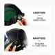 
XINGGONG (XINGGONG) welding mask Automatic light-changing welder glasses argon arc welding head-wearing cap 695 welding mask