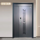Nijinjia Class Anti-theft Door Household Entry Door Ventilation Door Middle Door Safety Door Higher Door Head + Aluminum Foil Filling + Ventilation and Breathable Anti-Prying Dark Hinging Page Entering Door Custom Door 2150*960/2050*1050 Higher Door Head + Remote Visual Intelligent Lock + Package Installation