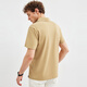 Seven Wolf [ice algae mud + ice machine cool] short-sleeved T-shirt for men's summer new Polo T-shirt men's clothes top 702 (dark apricot color) XL 175/92A