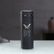 ZSR purple clay tea cup high-end men's purple clay thermos cup tea water separation cup souvenir gift water cup custom lettering logo frosted black-straight cup-gift box pack