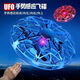 UFO智能感应四轴飞行器儿童玩具男感应无人机悬浮旋转飞碟黑科技 月雅蓝/新型/N多玩法/炫技