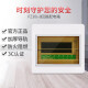 Delixi Electric strong power box distribution box empty open box surface mounted transparent door CDPZ30s-8 circuit