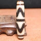 
Luoyi authentic pure agate chalcedony old mine high oil pharmacist weathered pattern three-five seven-nine eye dzi bead necklace pendant number 1049 weathered patellar pharmacist Guanyin dzi bead