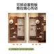 Xiaojiangti solid wood dressing mirror household floor-standing mirror bedroom full-body mirror rotating mobile clothes hanger integrated fitting mirror