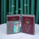 Luo Judou Passport Clip Documento de viaje Bolsa de almacenamiento Caso de protección de pasaporte Ant-theft Ticket de boleto de aire en el extranjero Pasaporte portátil Pasaporte Pasaporte [Actualizar Modelo multifuncional] Clip de pasaporte [RFID antirrobo] Luz de tela de textura y elegante