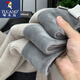 
Woodpecker integrated velvet high-end sweater for men's autumn and winter style plus velvet thickened round neck warm bottom knitted sweater clothes 10749/9906 gray [added velvet thickened] 3XL