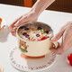 Kapibala Kinderschale Baby ergänzende Lebensmittelschale Baby -Tabelle Kinder essen Suppe Schüssel 316 Edelstahl Doppelte 316 Antibakterielle Kindergänzungsfutterschale [Single Bowl]