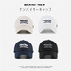 SOMUBAY hat men's summer big head circumference soft top baseball cap showing face small casual baseball cap men's sun protection sun hat beige regular code (adjustable 55-59CM)