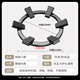 Xin Yingzhi (YINGZHI) gas stove bracket thickened cast steel gas stove bracket anti-slip frame windproof energy-saving cover fire cover suitable for Midea Vantage Skyworth Supor Xiaomi Boss Konka, etc. 2-pack six-ear pot holder | anti-slip and high temperature resistance | four- and five-claw universal upgrade and thickening