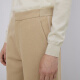 
LESS simple straight commuter wool loose casual pants for women 2NAE12240 253/Tea Khaki M
