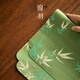 Taoyu tea towel, tea cup, tea mat, Chinese tablecloth, pot absorbent tea towel mat, pure cotton rag, tea set, light luxury cover cloth, tea cloth, dry soaked bamboo shadow tea mat - rectangular