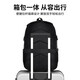 Huili backpack for men's large capacity commuting business trip business travel bag computer backpack travel outdoor mountaineering bag school bag black
