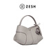ZESH/泽尚 云襟中号hobo包手拎包通勤斜挎包单肩包女 瓷器灰