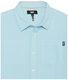 DKNY boys classic long-sleeved knitted button-down shirt Baby Blue Medium