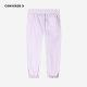 Converse Converse Children's Sports Pantalones de verano Pantalones repelentes de mosquito de verano Pantalones delgados CNVG-WP-F695 Lavender 130/56 [Altura sugerida 116-122cm]