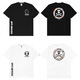 Aape kurzärmelige Sommermänner und Frauen gleiche vielseitige Paar halbärmelige Hemd-Tarn-Affen-Kopf-Trend Black 691 Pure Cotton High-Qualität M 90-110Jin [Jin entspricht 0,5 kg]