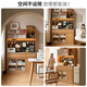 
Genji Wooden Solid Wood Stone Side Cabinet Modern Simple Oak Tea Cabinet Kitchen Storage Cabinet Home Wine Cabinet 0.85m Side Cabinet (854*402*862mm)