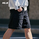 MLB官方 男女情侣休闲短裤宽松大口袋运动裤SMB06 纽约洋基队/黑色 S
