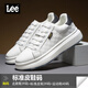 Lee男鞋休闲鞋设计感增高小白鞋男生时尚经典板鞋舒适百搭白色鞋子男 黑色 39 【偏大/请拍小一码】