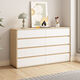 Mingnuoxuan box cabinet home bedroom bed end rounded corner storage cabinet log light luxury living room drawer cabinet [log wood color arc style] go upstairs to install it yourself [Ten Dou] 1585*40*111