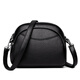 Beijing-Kauf von Frauentasche 2025 Neues modisches weiches Leder One-Shoulder-Shell-Tasche Frauen lässig vielseitige Crossbody-Tasche Handy-Tasche Schwarz schwarz