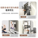Jianleji 37-100-inch built-in ultra-thin TV hanger mm level horizontal fine-tuning precision bracket precision shaft stretchable embedded wall rack
